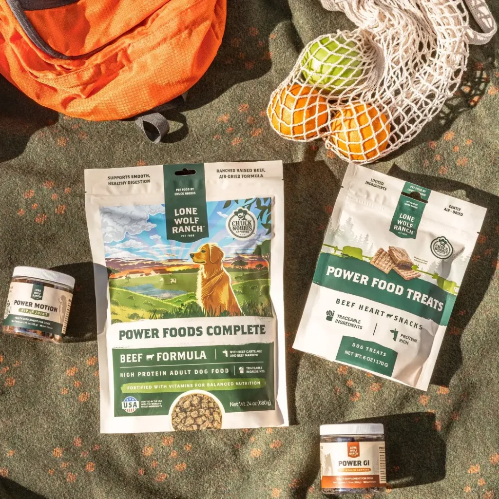 Instagram post: powerful bites for your powerful pup
